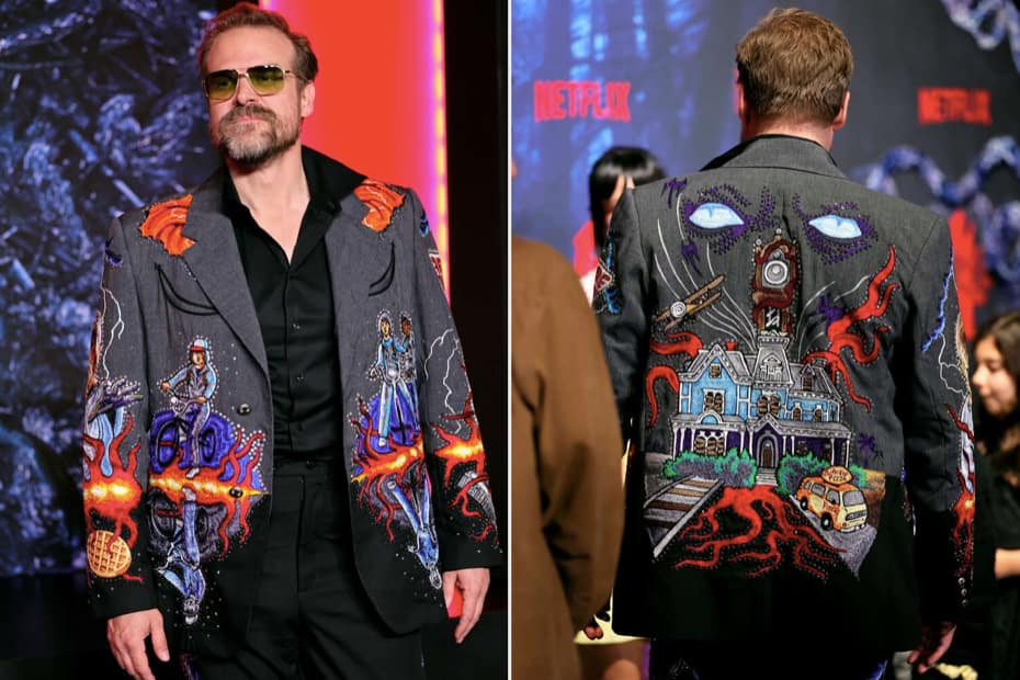 David Harbour at Stranger Things Premiere