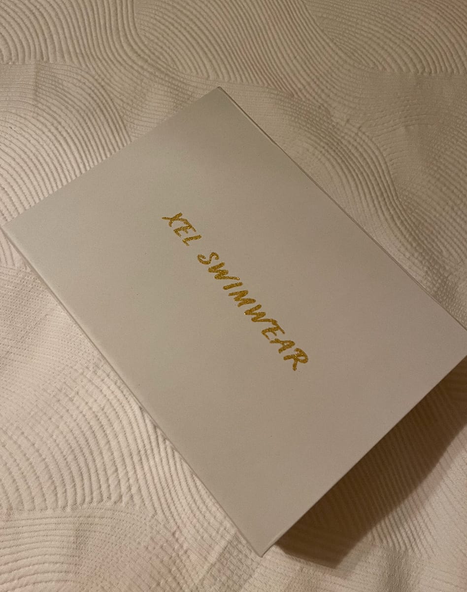 xel swimwear packaging