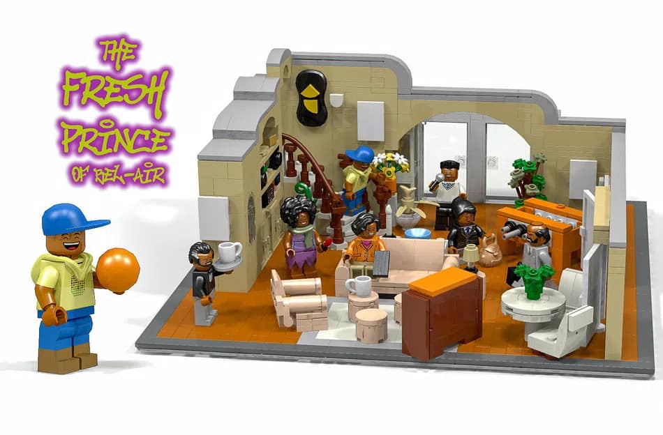 Your Favourite 90s Sitcoms as Lego Sets