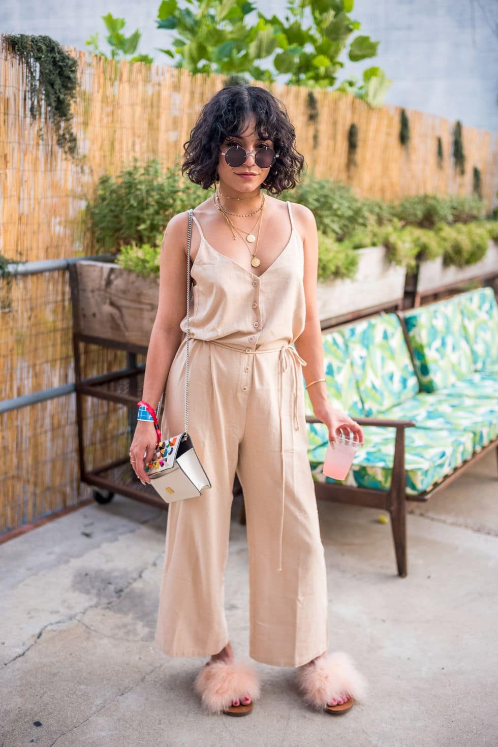 Vanessa Hudgens attends the 2018 Full Moon Festival at The Knockdown on June 30, 2018 in Brooklyn, New York.