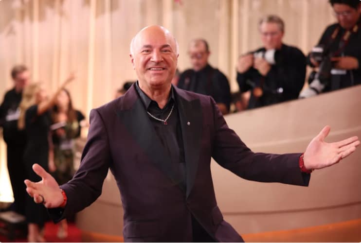 Kevin O’Leary embraces reality-TV villain status on Oscar stage –