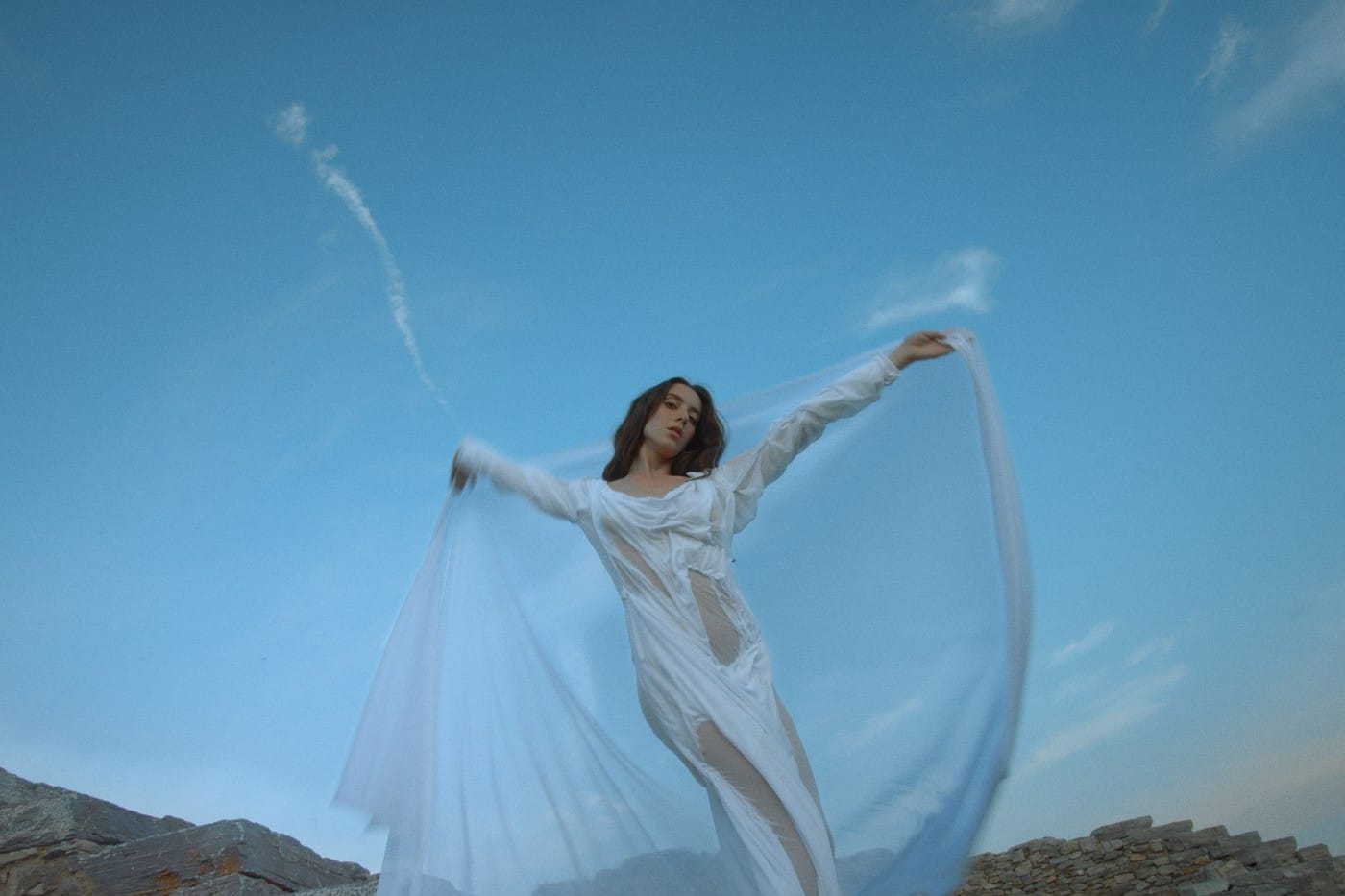 Wet Look Dress by Di Petsa