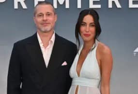 Brad Pitt Awkwardly Dodges Ines de Ramon’s Kiss at ‘F1’ Premiere