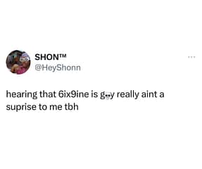 is 6ix9ine gay