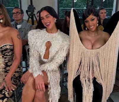 Dua Lipa Glams Up Paris Fashion Week with Star‑Studded Front‑Row at Schiaparelli