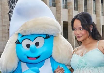 Rihanna’s Smurfette Glow Stuns at Premiere with Fenty