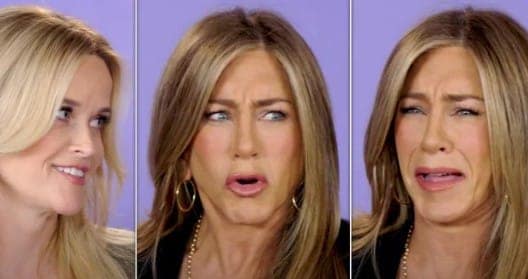 Jennifer Aniston Can't Hide Her Shock After Learning Reese Witherspoon's Real Name