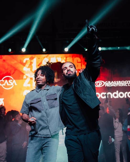 Drake and 21 Savage