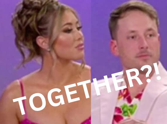 Jeramey and Sarah Ann Love is Blind Reunion Holding Hands