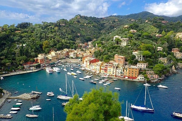 The town of Portofino.