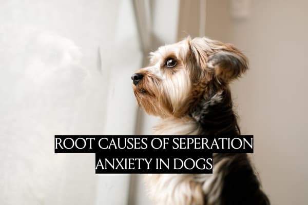 why does my dog freak out when I leave