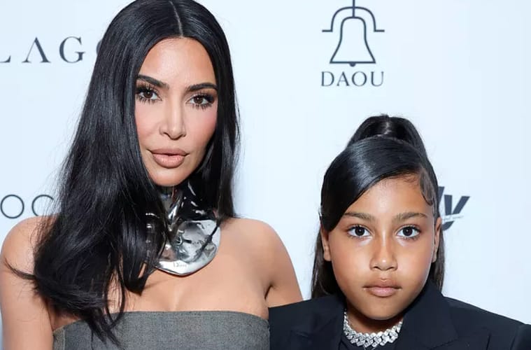 kim kardashian and north west