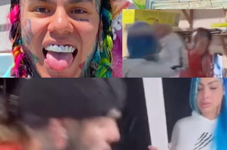 6ix9ine Yailin La Mas Viral Video Watch Fight Arrest