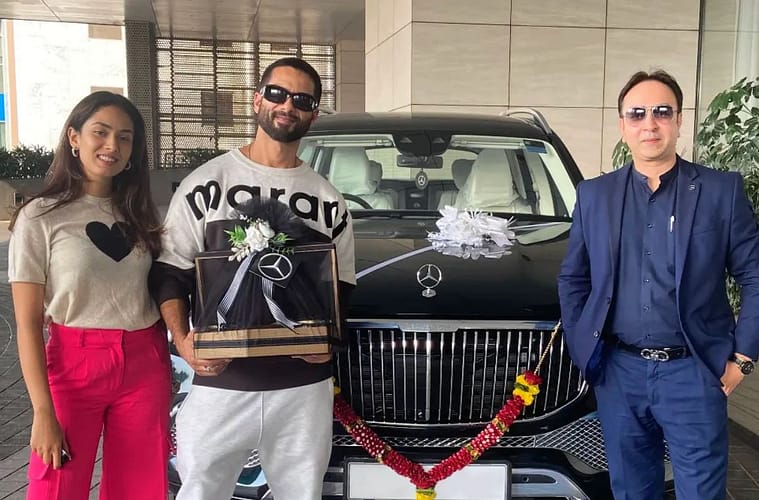 Shahid Kapoor and Mira Rajput Cruise in Luxury With Their New Mercedes