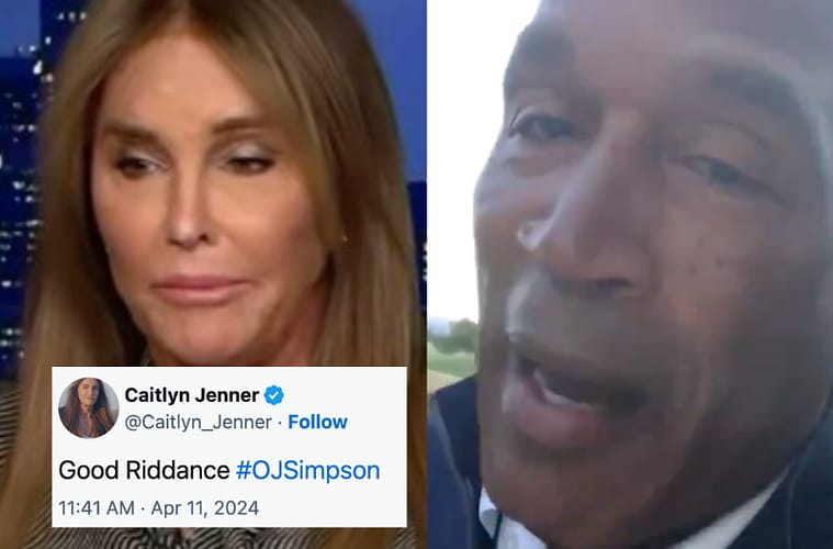 OJ Simpson Death Caitlyn Jenner Twitter Comment Response