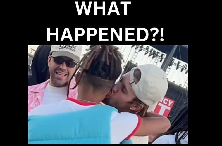 Justin Bieber Jaden Smith Coachella 2024 Kiss Video