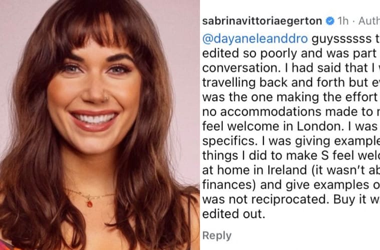 Sabrina From Love is Blind UK Reddit Comment On Steven, Reveals More Details