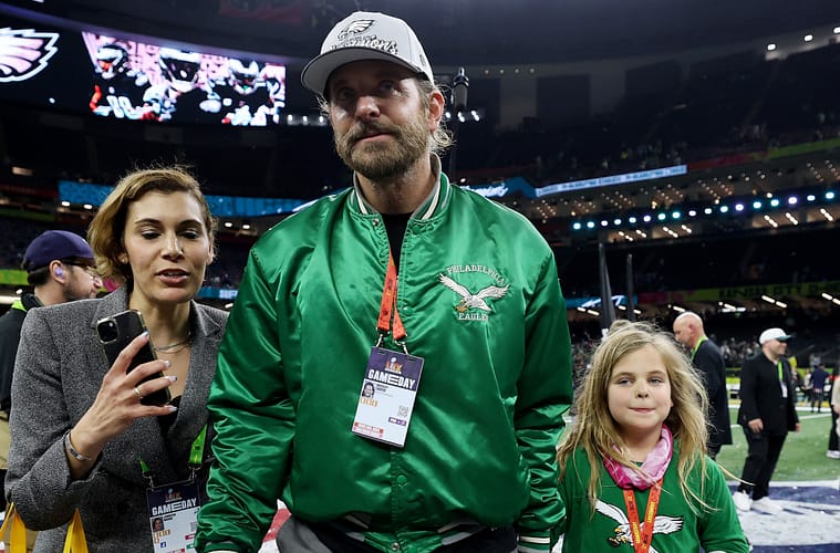 Bradley Cooper Shares Special Super Bowl Moment with Daughter Lea