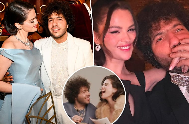 Selena Gomez Reacts to Benny Blanco’s Shower Confession