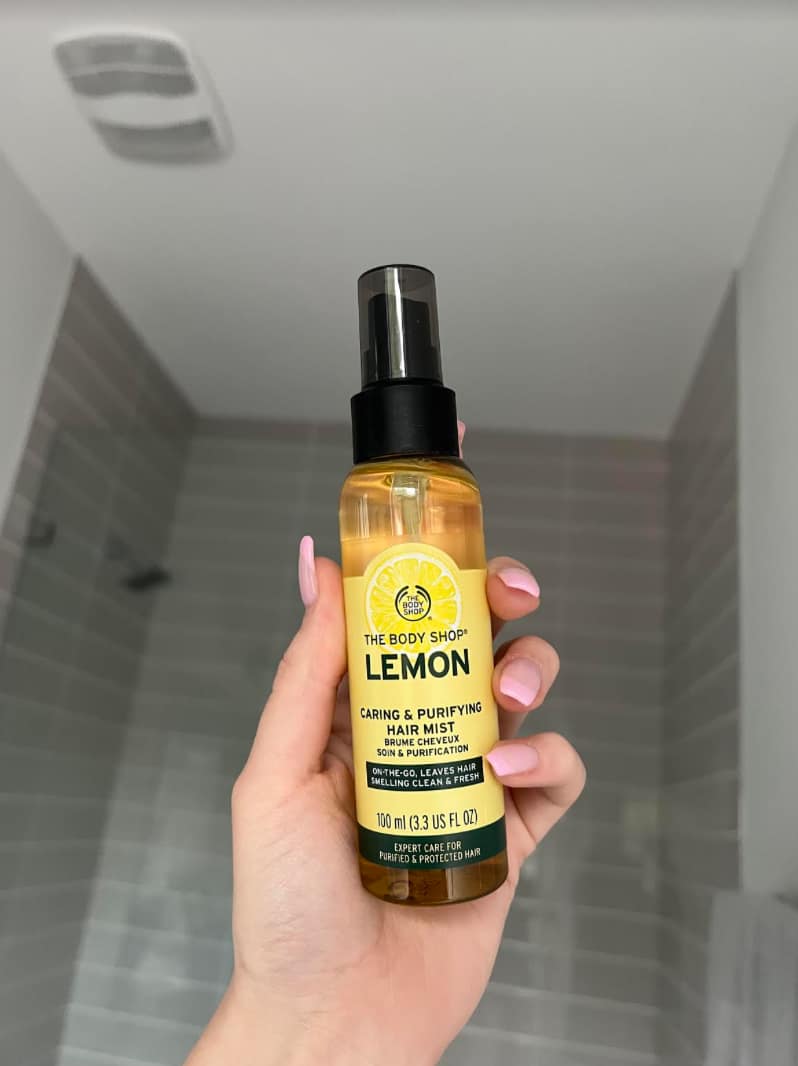 the body shop lemon hair mist