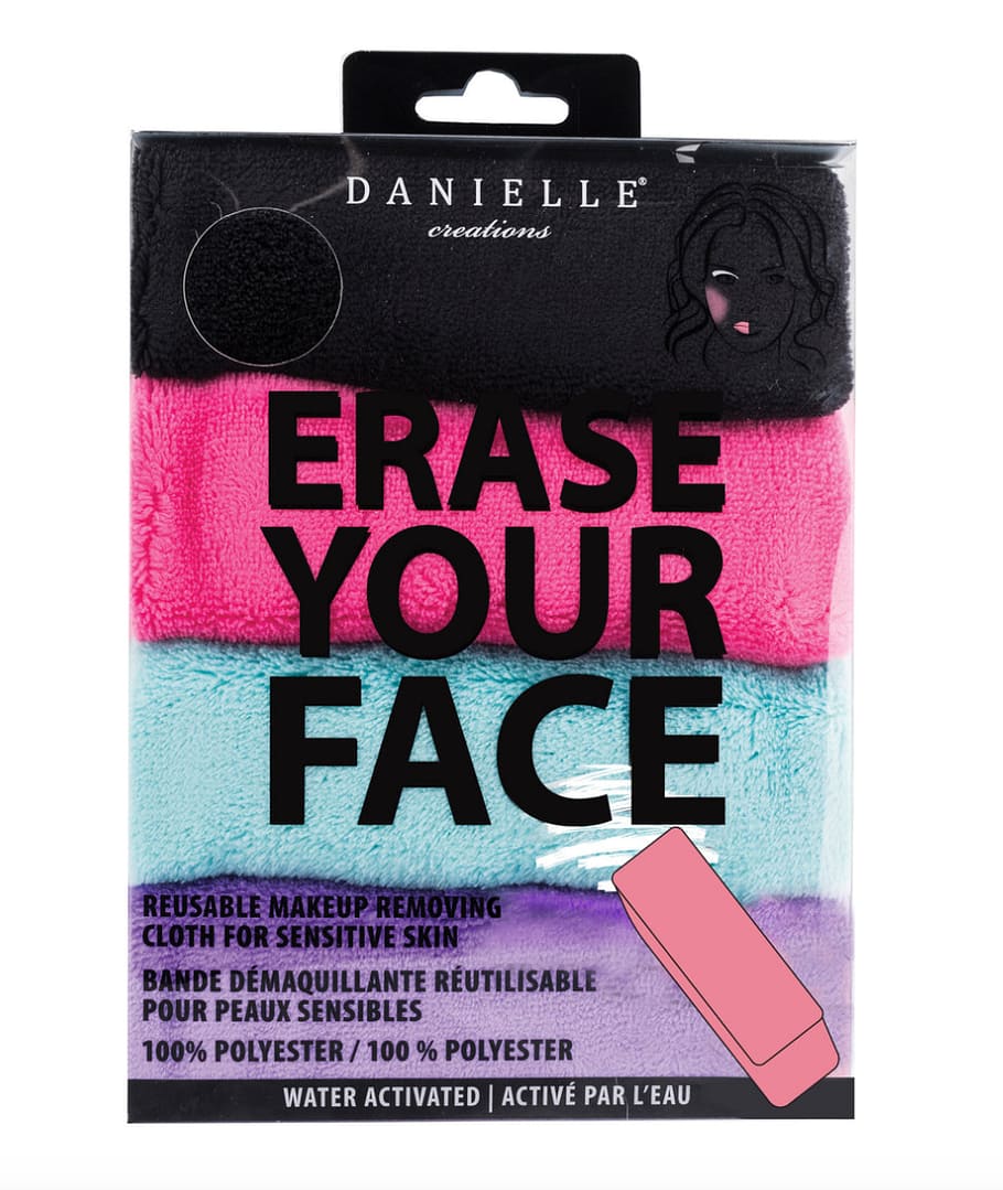 Erase Your Face makeup removing cloths