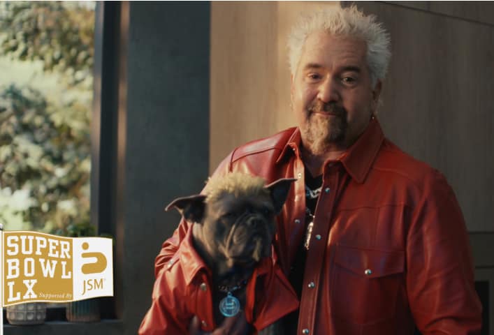 Guy Fieri gets a makeover for Bosch in Super Bowl ad