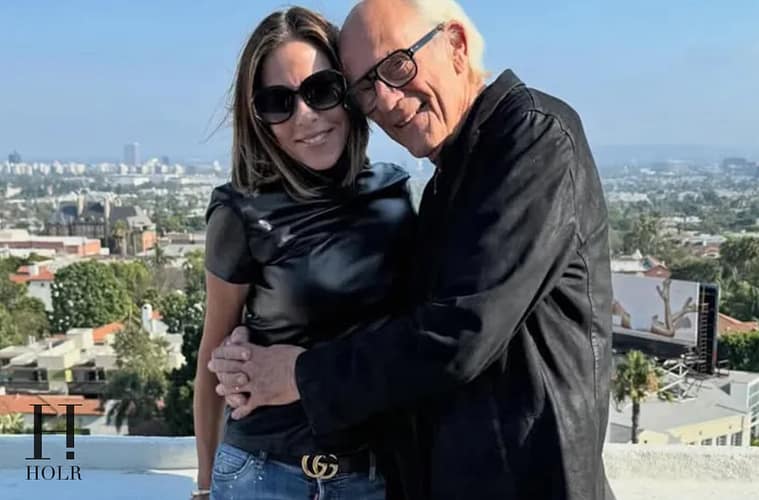 Christopher Lloyd Smiles with Wife Lisa